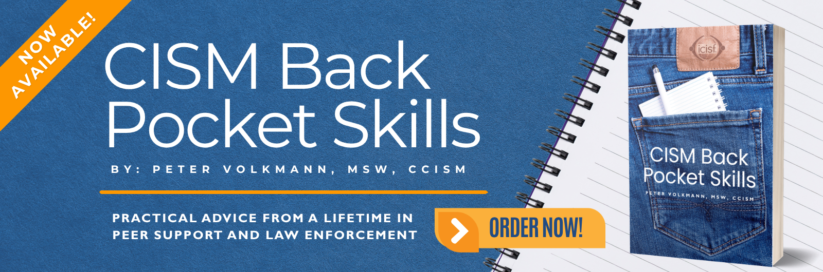 Graphic with Link to Book Product CISM Back Pocket Skills by Peter Volkmann